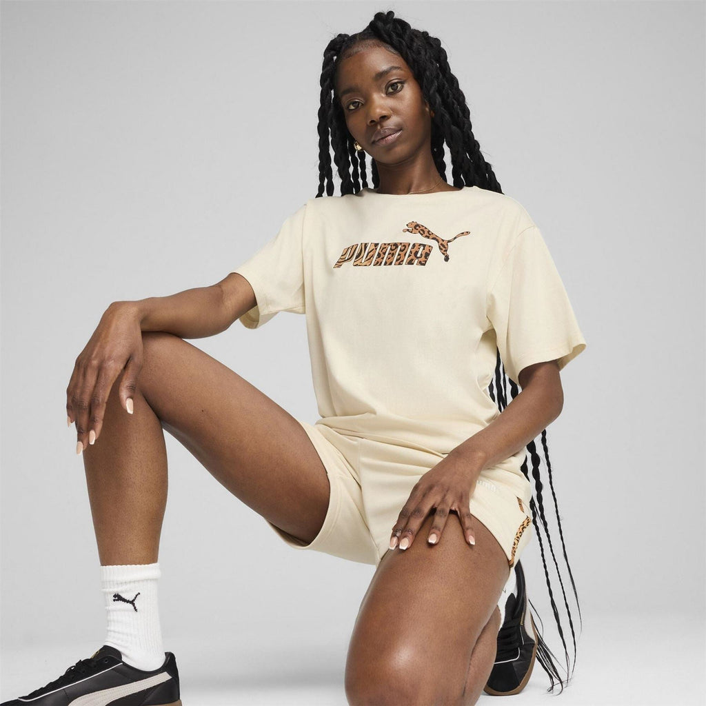 Puma No1 Logo Print Regular Fit T-Shirt