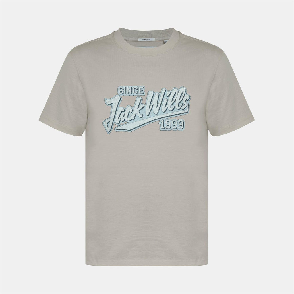 Jack Wills Retro Graphic Cotton Short Sleeve Crew Neck T Shirt