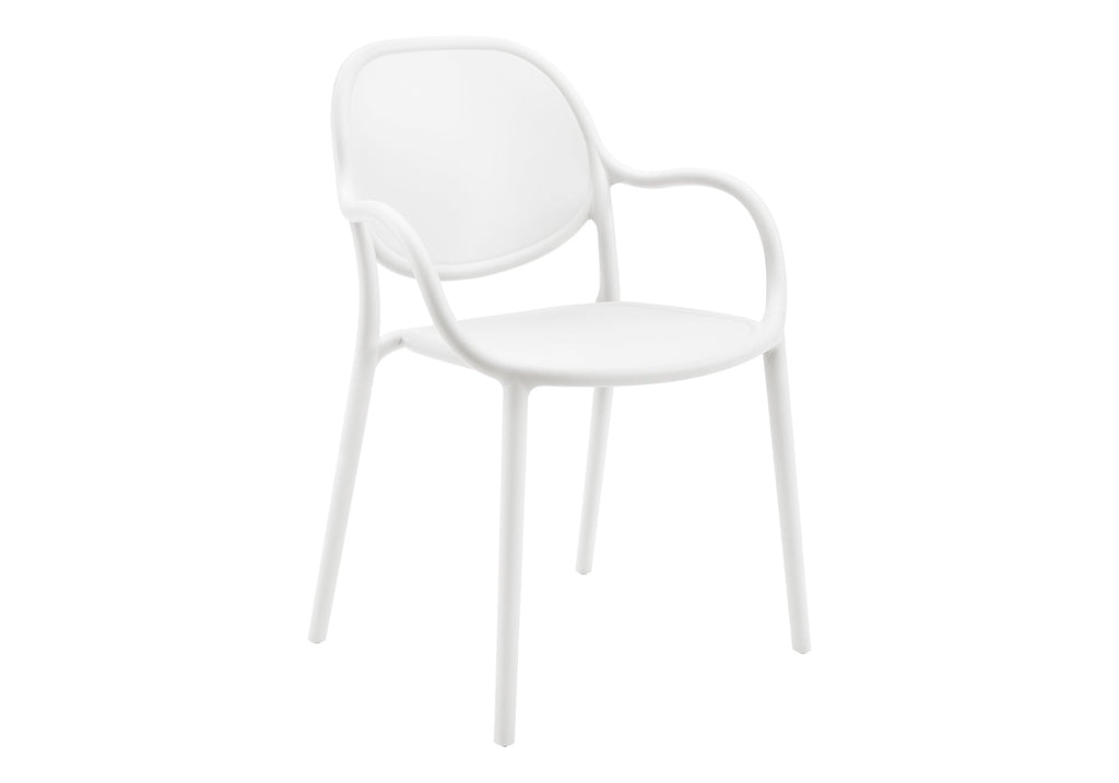 Stackable Patio Seating with Integrated Armrests
