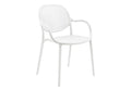 Stackable Patio Seating with Integrated Armrests