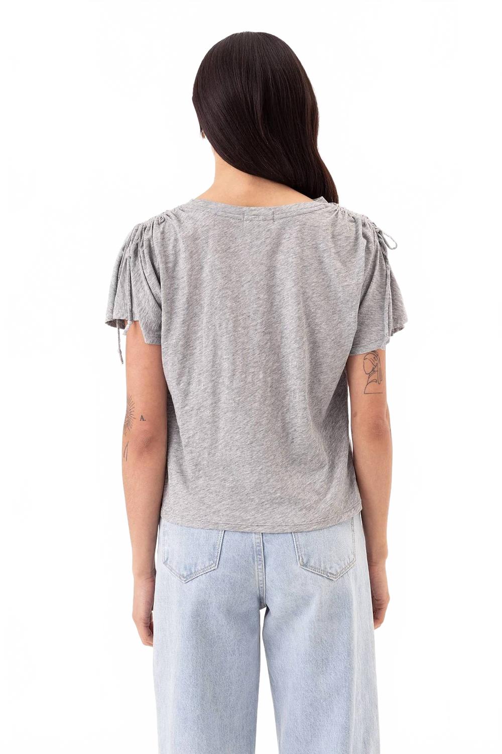 Modern Muse Tee In Gray Heather