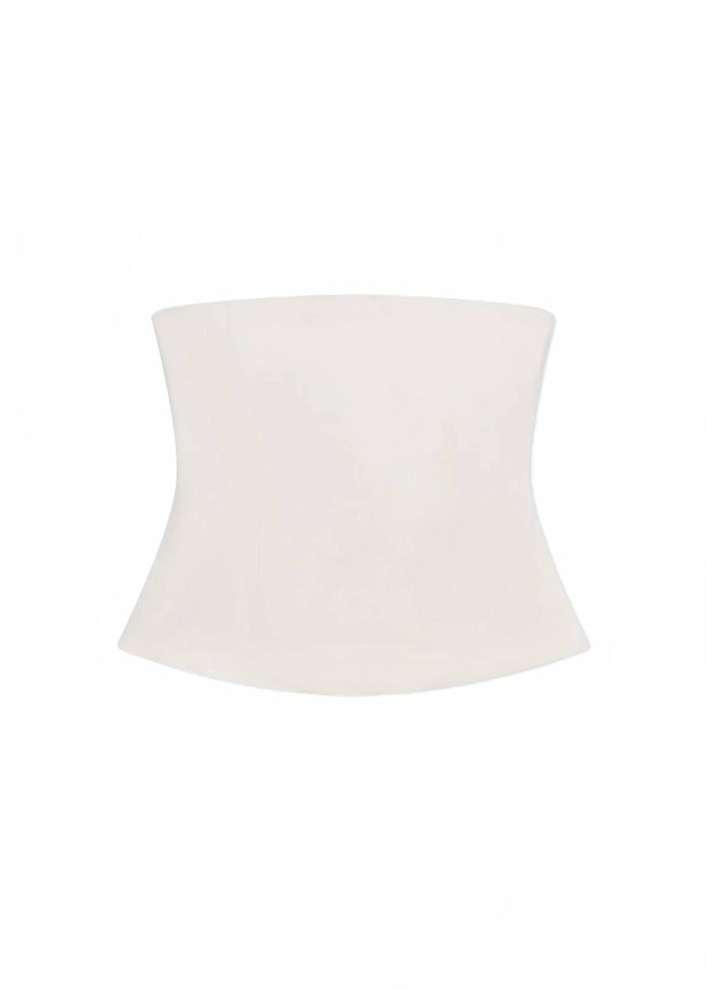 Strapless Bustier Top In Ivory