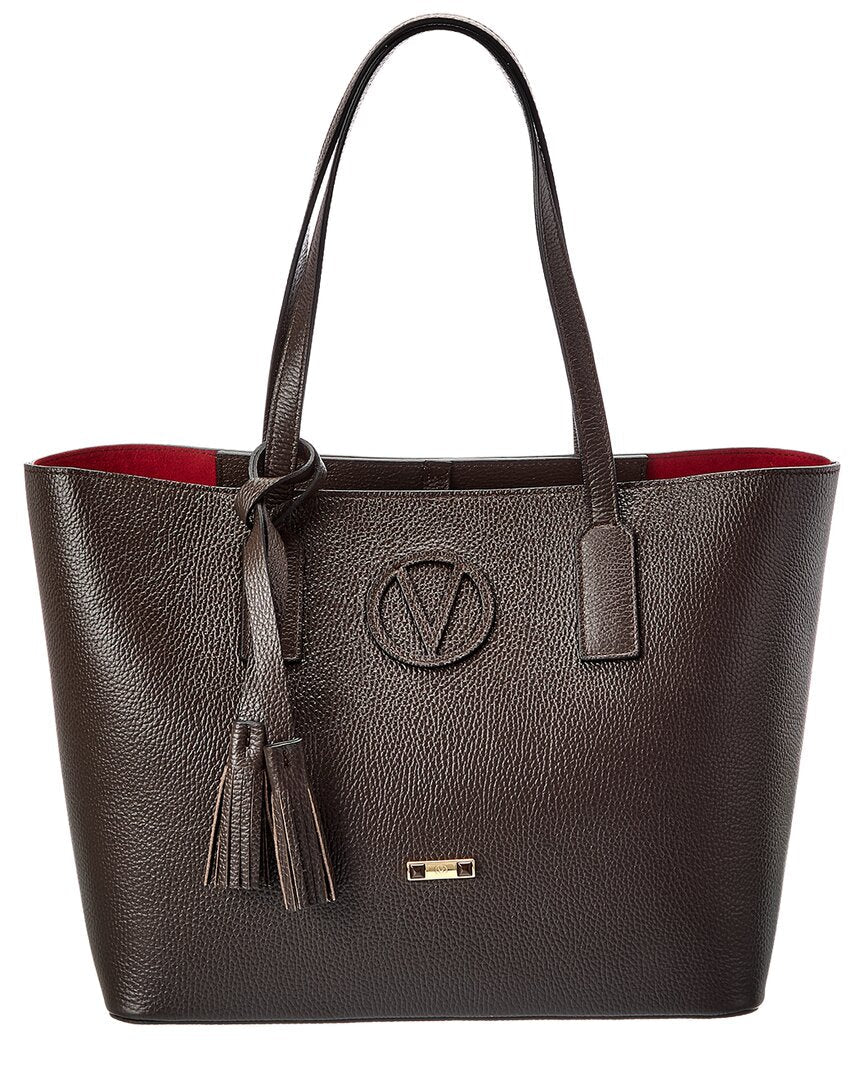 Valentino by Mario Valentino Soho Medallion Leather Shoulder Bag