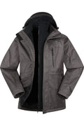 Mountain Warehouse Mens Bracken Extreme 3 in 1 Waterproof Jacket