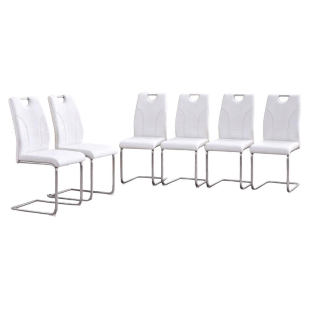 Modern Metal Leg Dining Chair Set