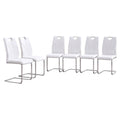 Modern Metal Leg Dining Chair Set