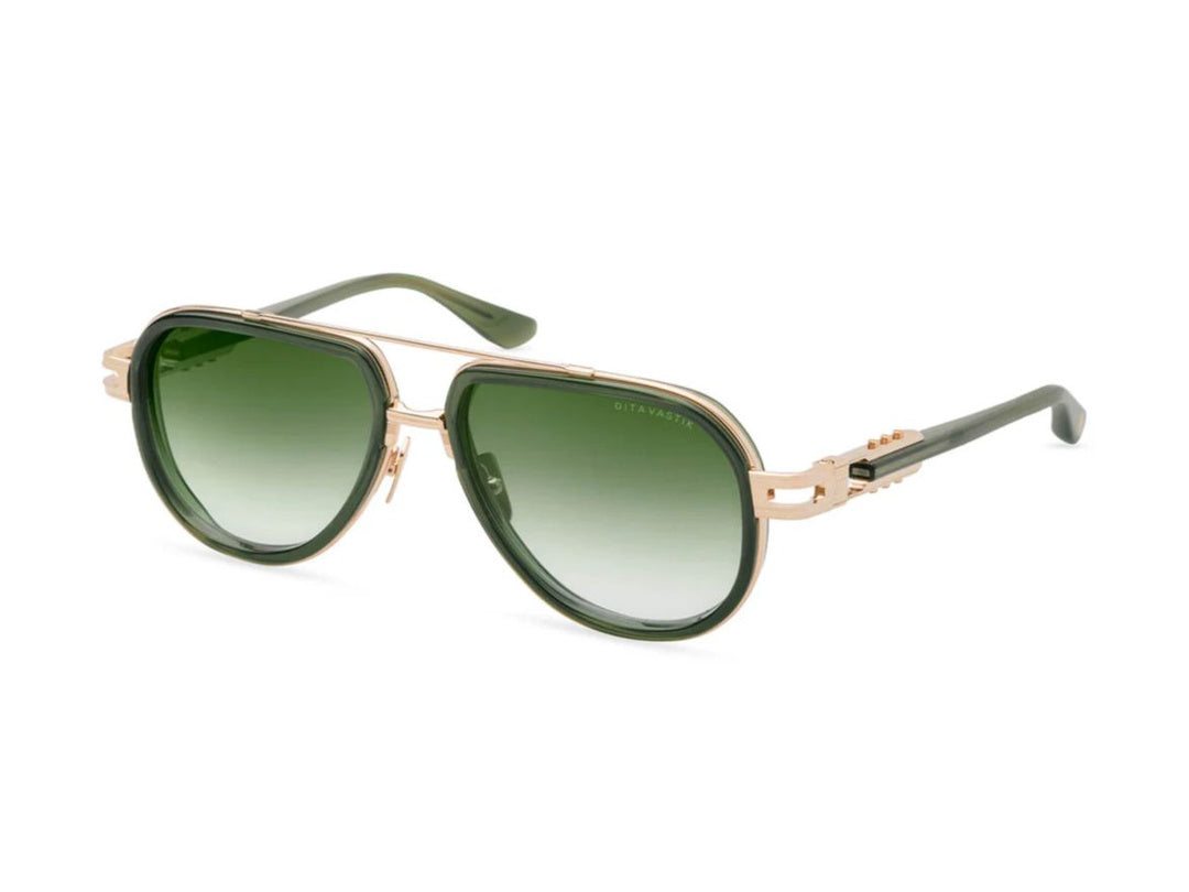 Gold Vastik Aviator Gradient Sunglasses