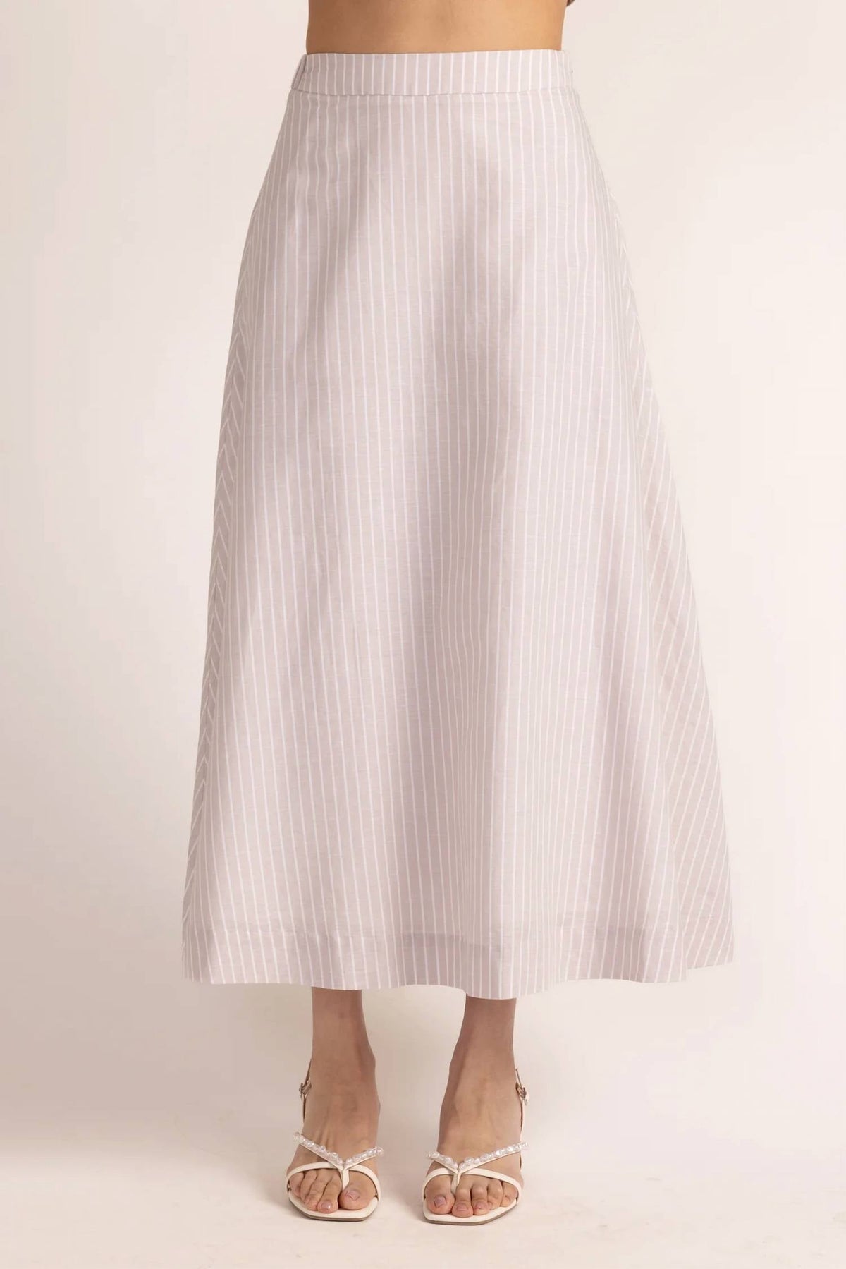 Marc Skirt In Sand Ticking