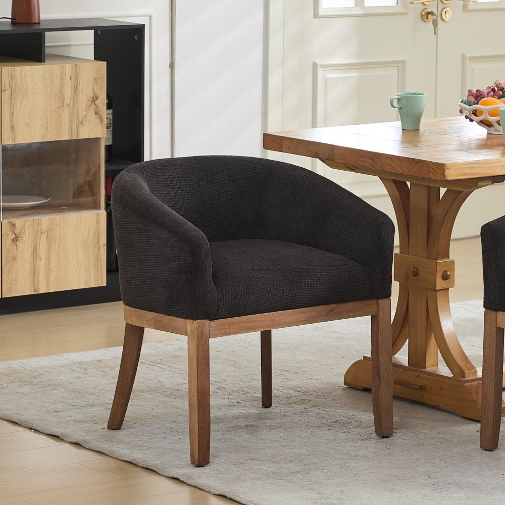 Elegant Upholstered Barrel Seating
