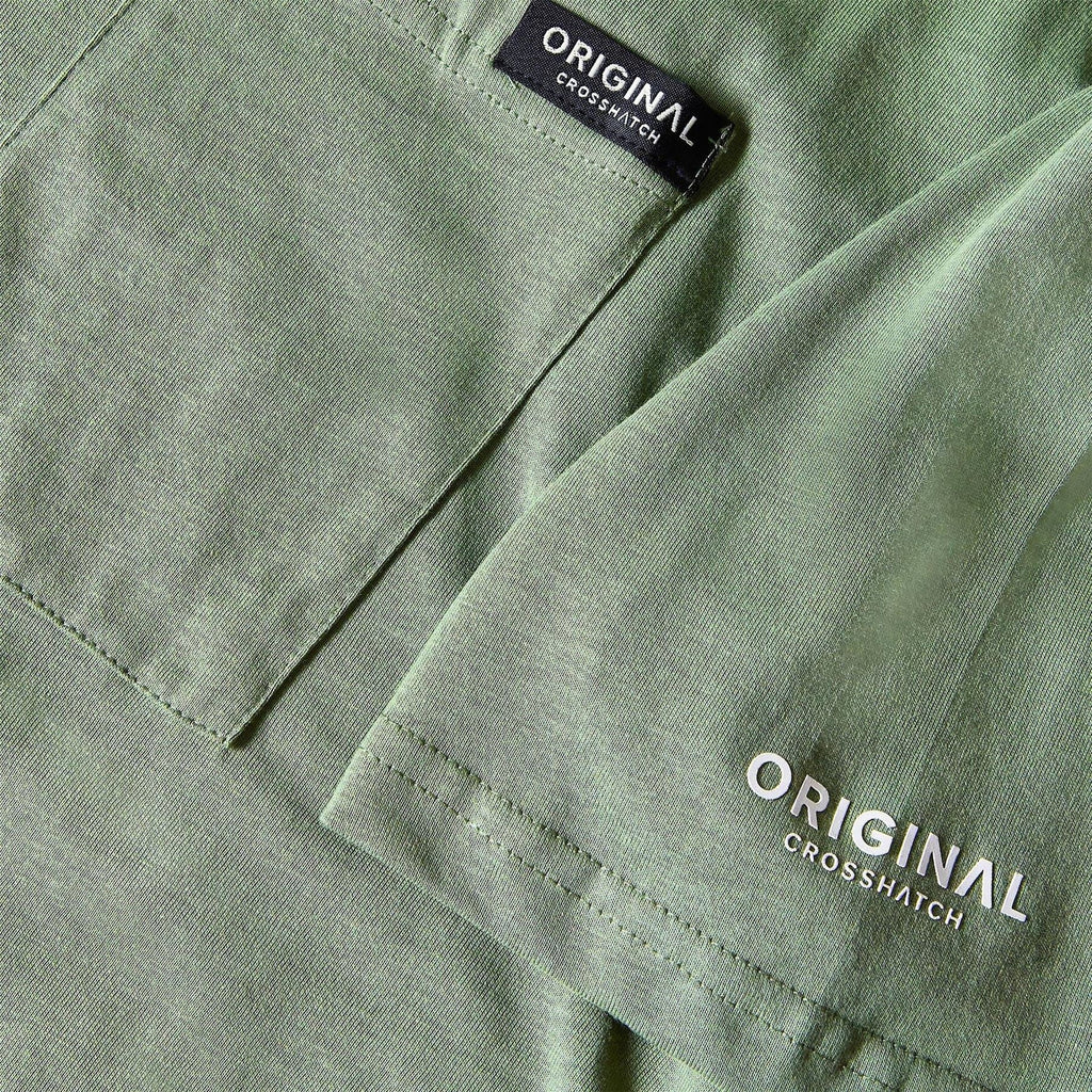 Crosshatch Portville Printed Logo Crew Neck Short Sleeve T-Shirt