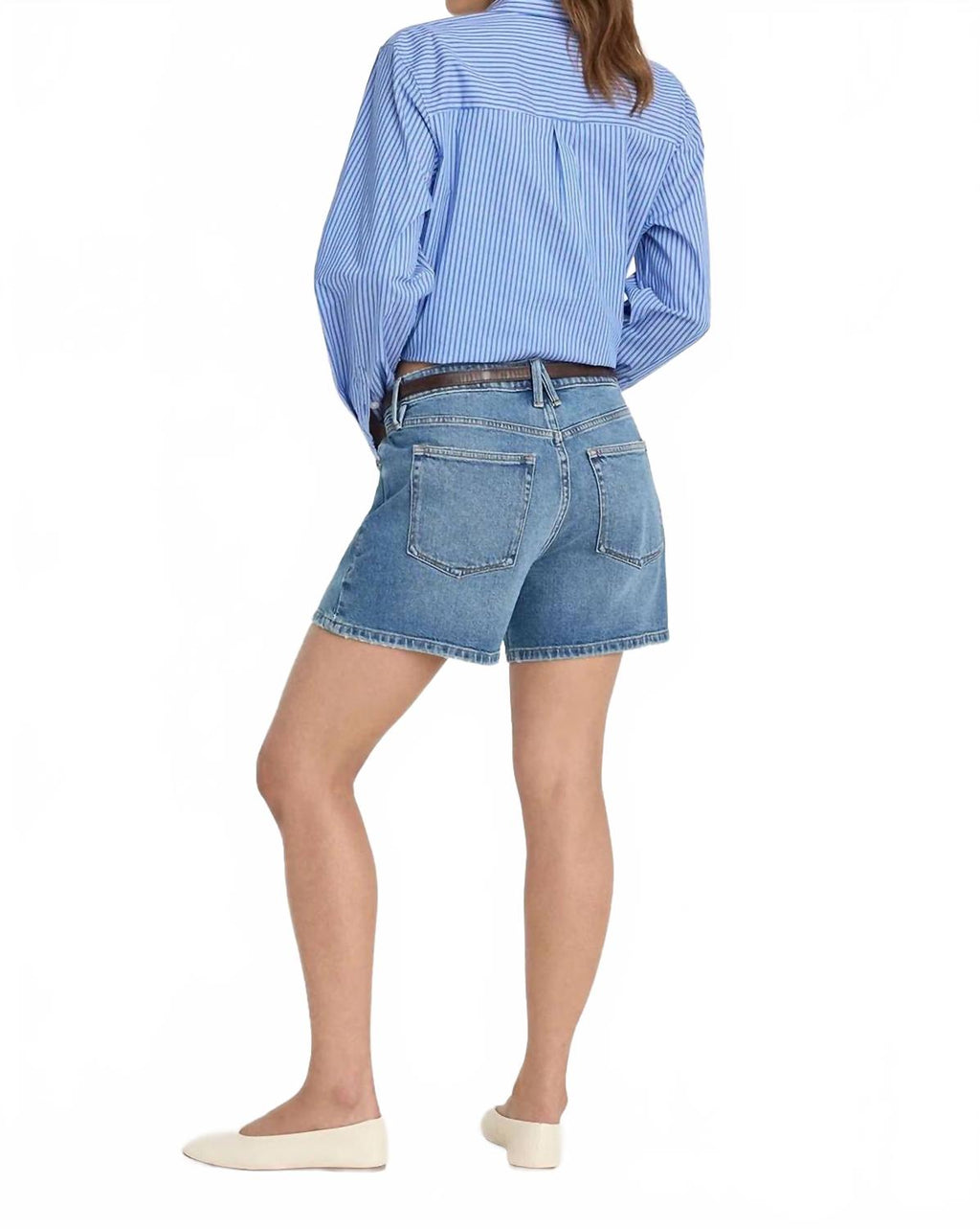 Everyday High-Rise Shorts In Indigo