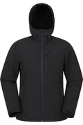 Mountain Warehouse Mens Charleston Faux Fur Lined Soft Shell Jacket