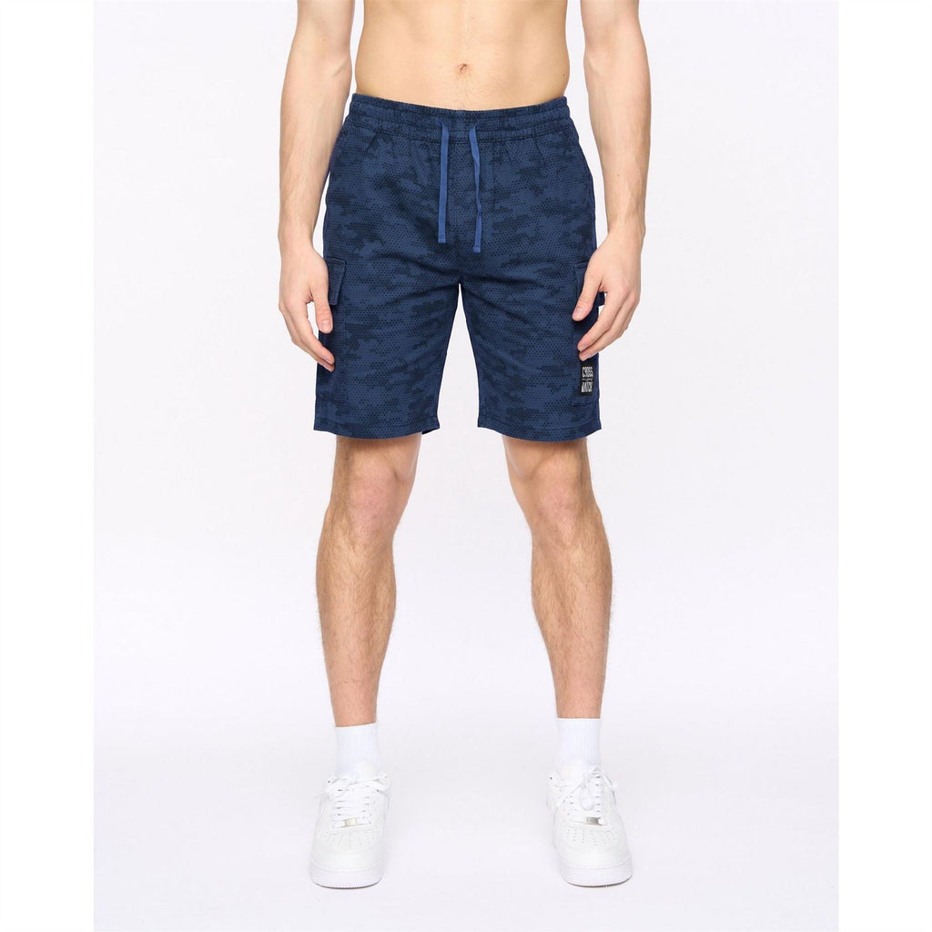 Crosshatch Blansmoore Solid Bermuda Shorts with Elasticated Waistband