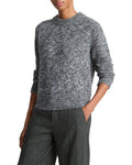 Vince Marled Crewneck Wool & Alpaca-Blend Top