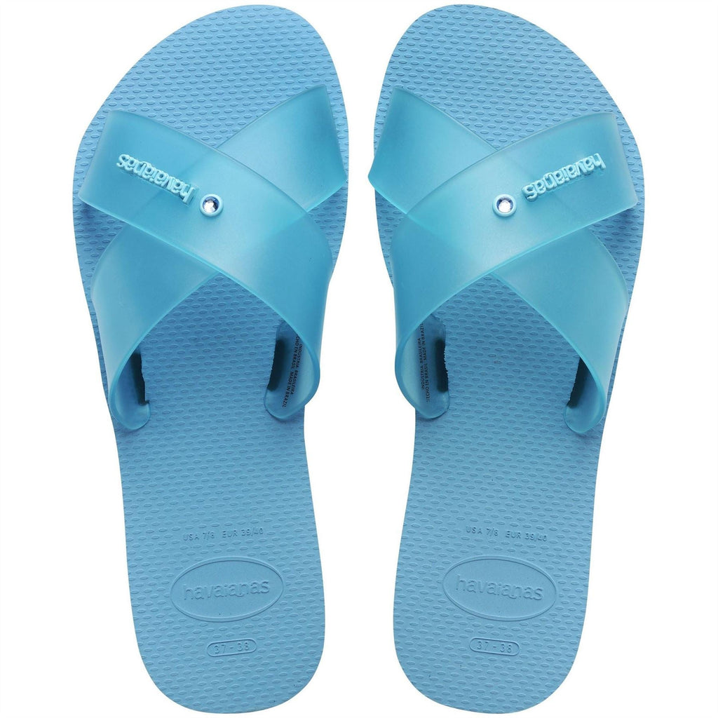 Havaianas Womens Aqua Jelly Flip Flops