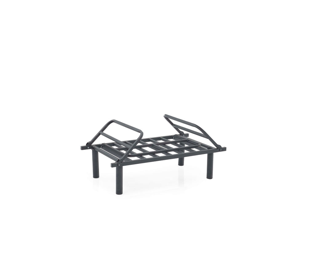 Compact Metal Frame Futon Loveseat