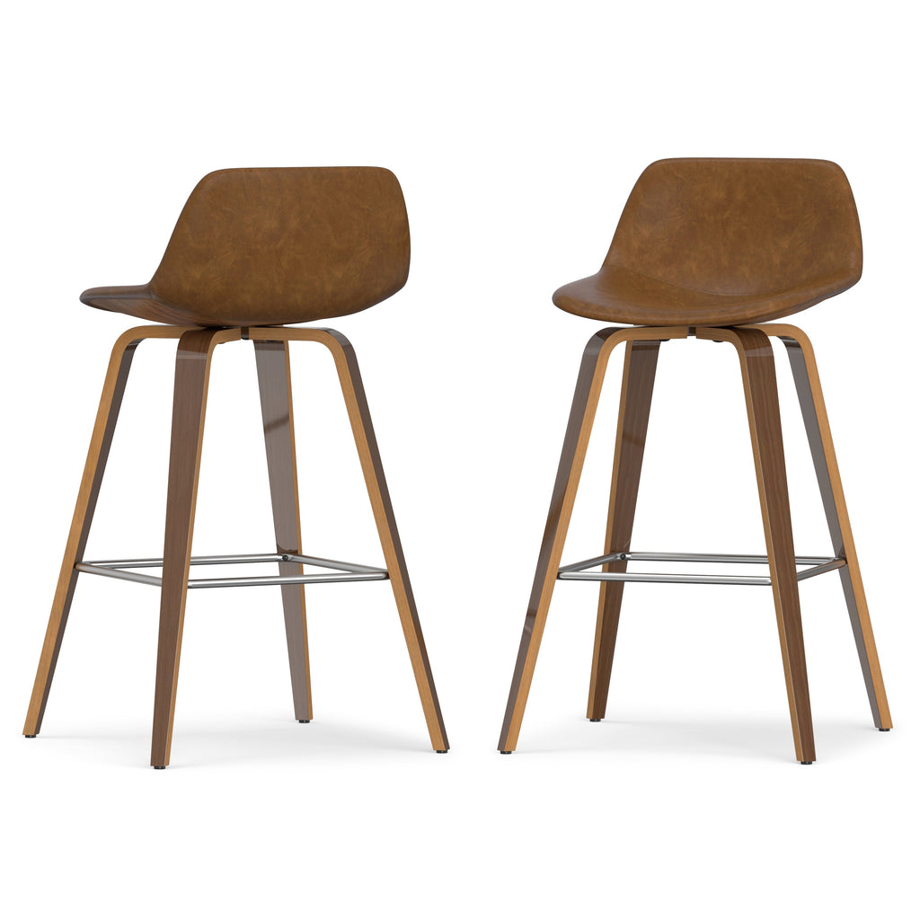 Set of 2 Bentwood Bar Height Stools