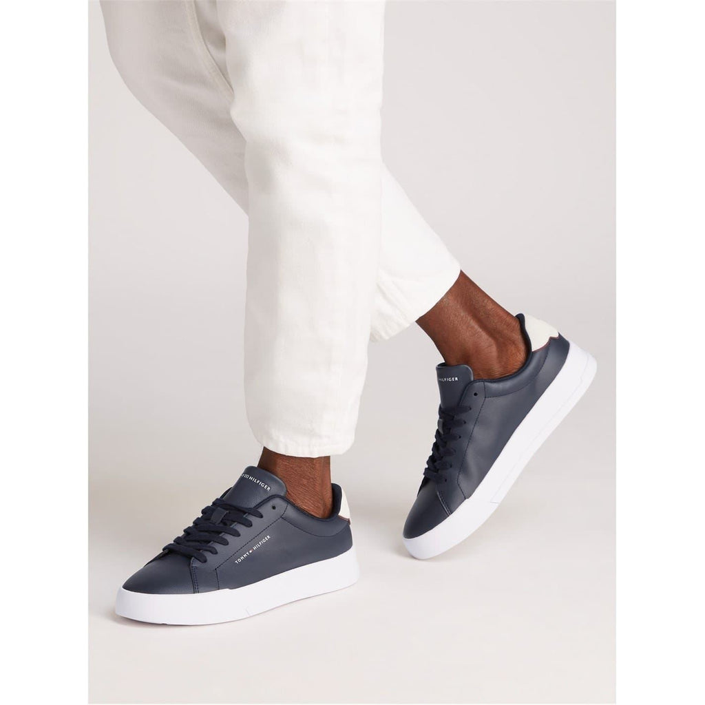 Tommy Hilfiger Leather Low Top Trainers