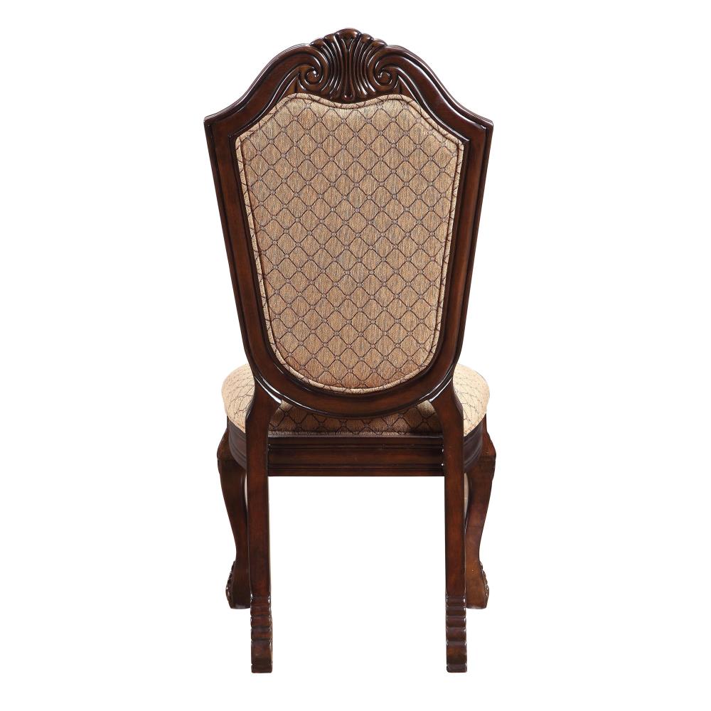 Traditional Dining Chairs with Welt-Trim Cushions