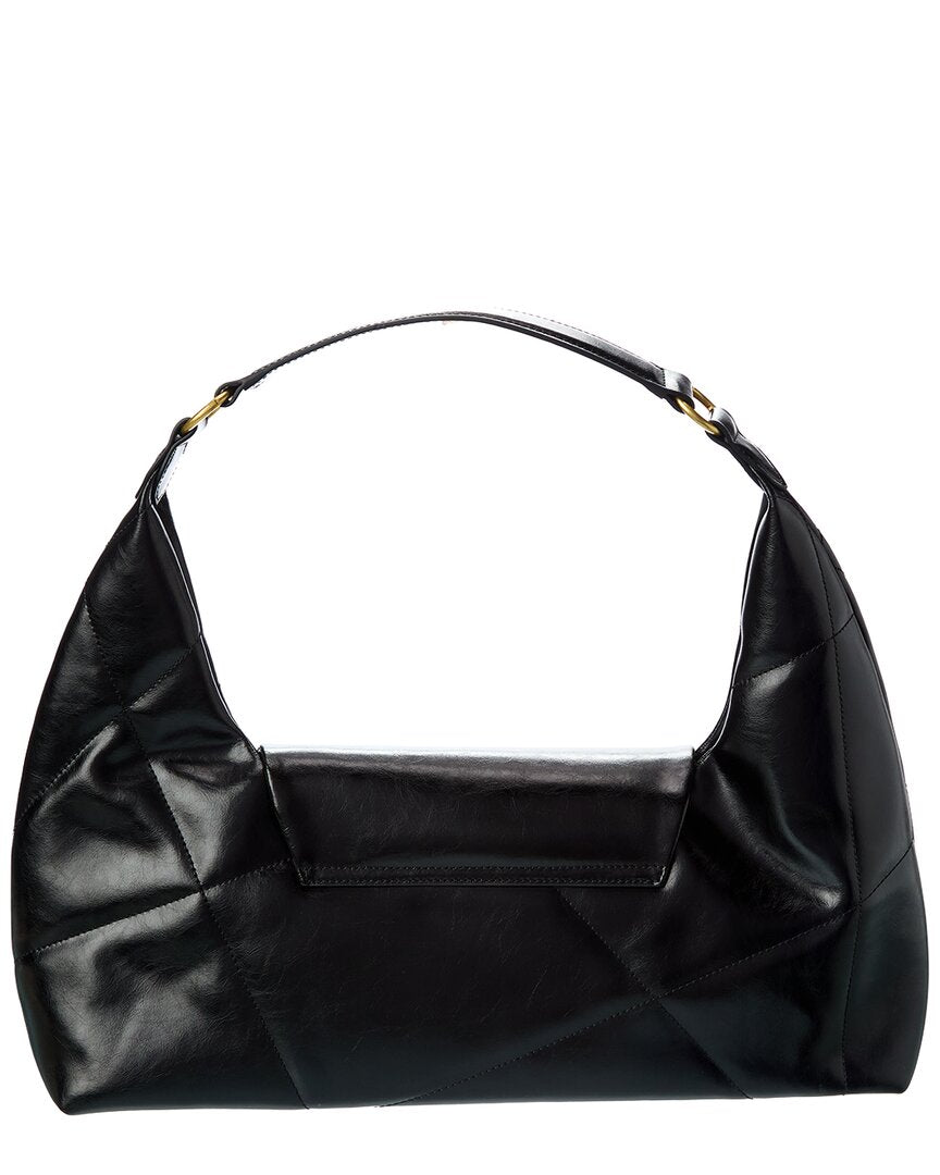 Off-White Jitney Patchwork Leather Shoulder Bag