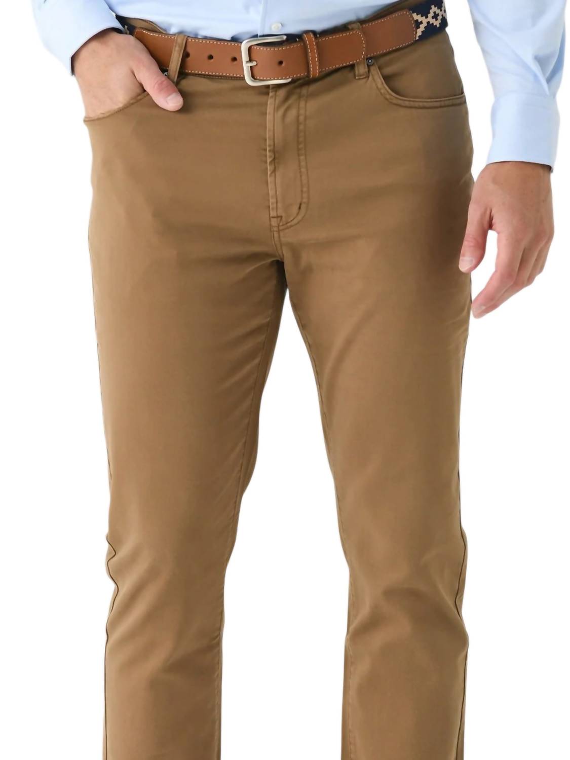 Vintage Flex Terry 5-Pocket Pants In Caramel