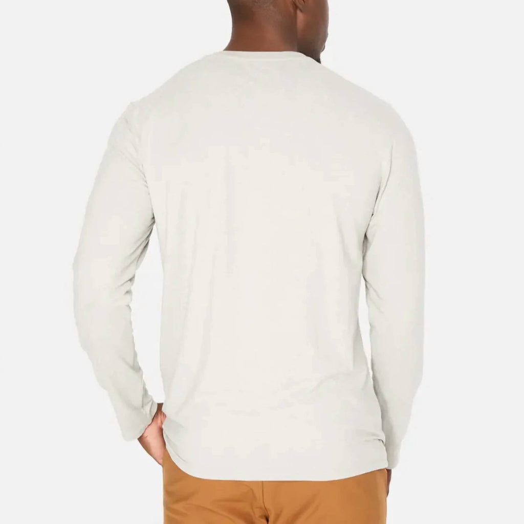 Core Henley Top In Natural Ash