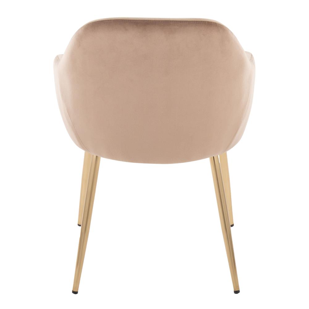 Set of 2 Upholstered Accent Chairs with Supportive Backrests and Durable Metal Legs
