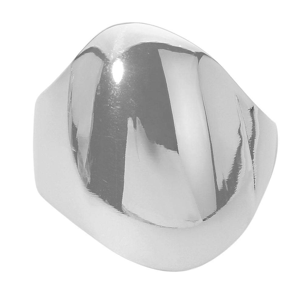 Bold Wide Sculptural Hinged Bangle Bracelet