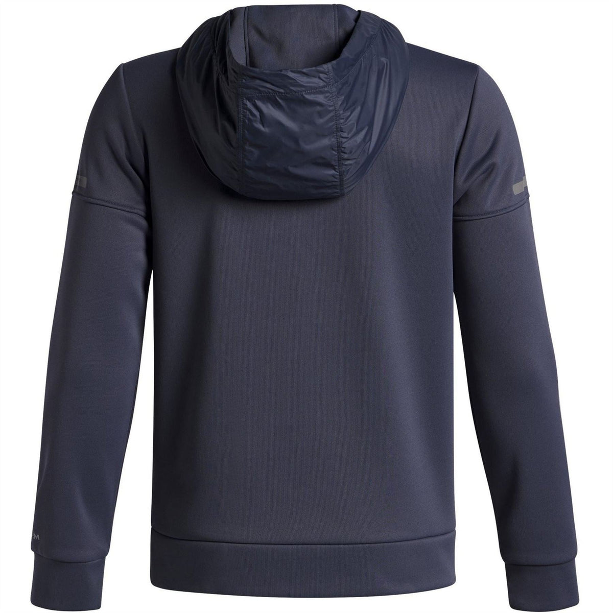 Under Armour Solid Patterned Hooded Full Zipper Ribbed Cuff Jacket
