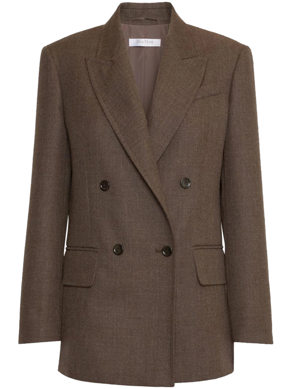 Double-Breasted Flap Pocket Blazer