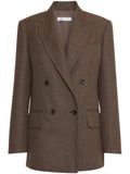Double-Breasted Flap Pocket Blazer