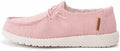 Youth Kid's Wendy Loafer Shoes In Linen Cotton Candy
