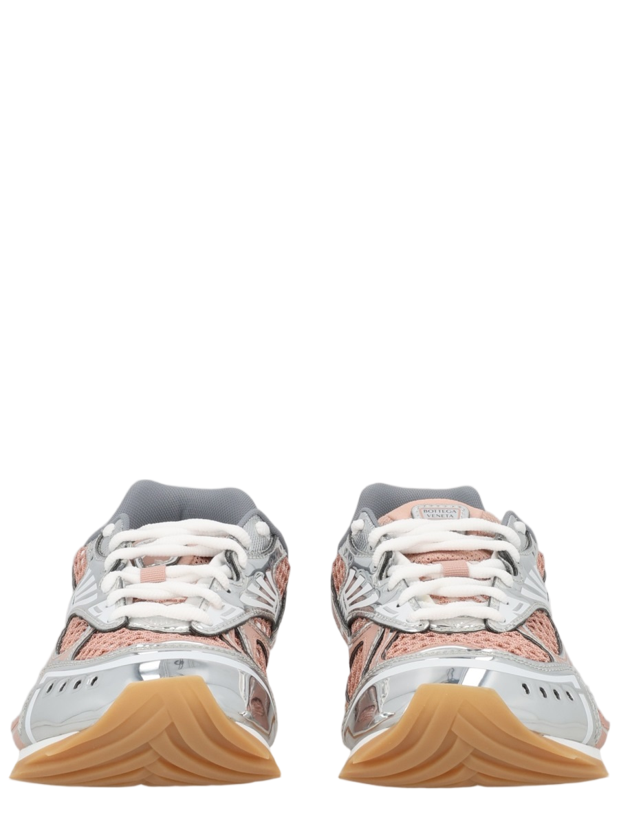 Orbit Silver Overlays Calfskin Sneakers