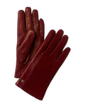 Bruno Magli Cashmere-Lined Suede & Leather Gloves