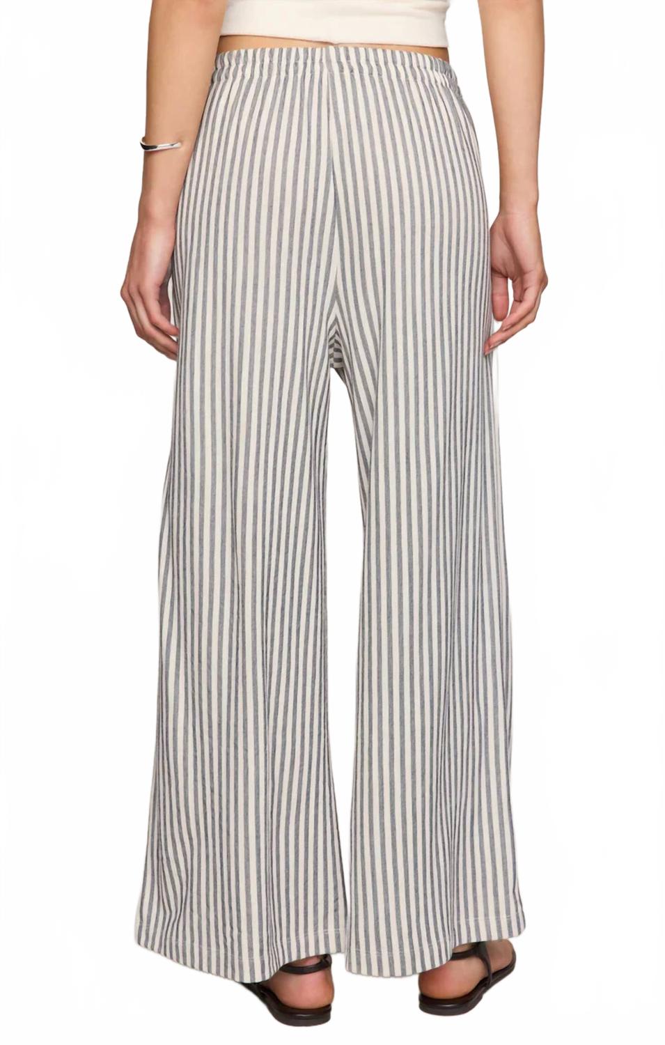 Scout Knit Striped Pants In Eclipse