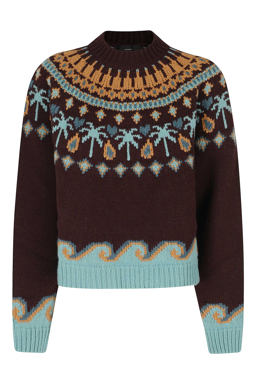 Burgundy Sweet Winter Wool Sweater