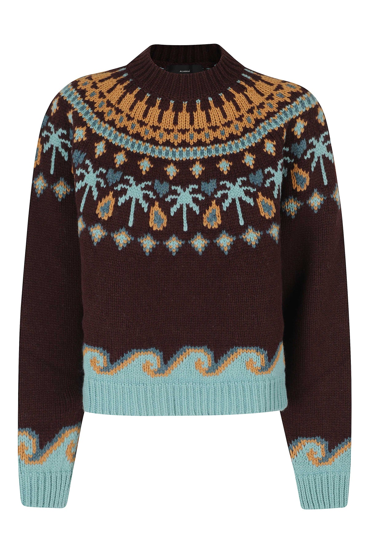 Burgundy Sweet Winter Wool Sweater