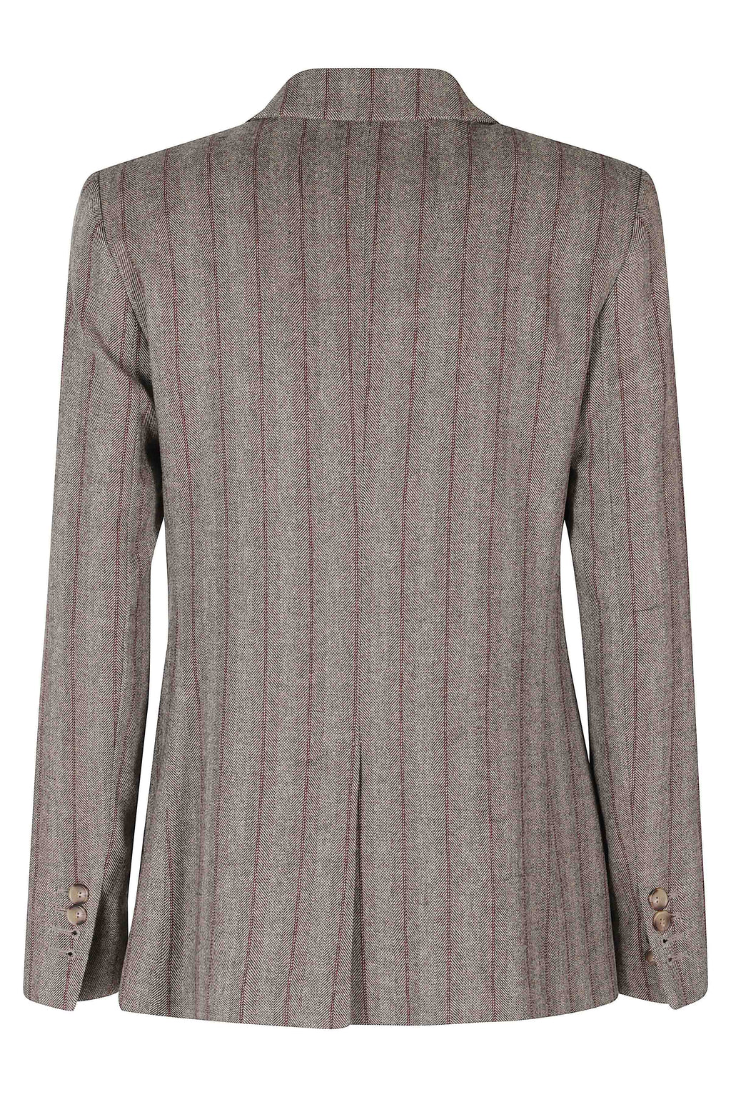 Grey Lapis Wool-Blend Blazer