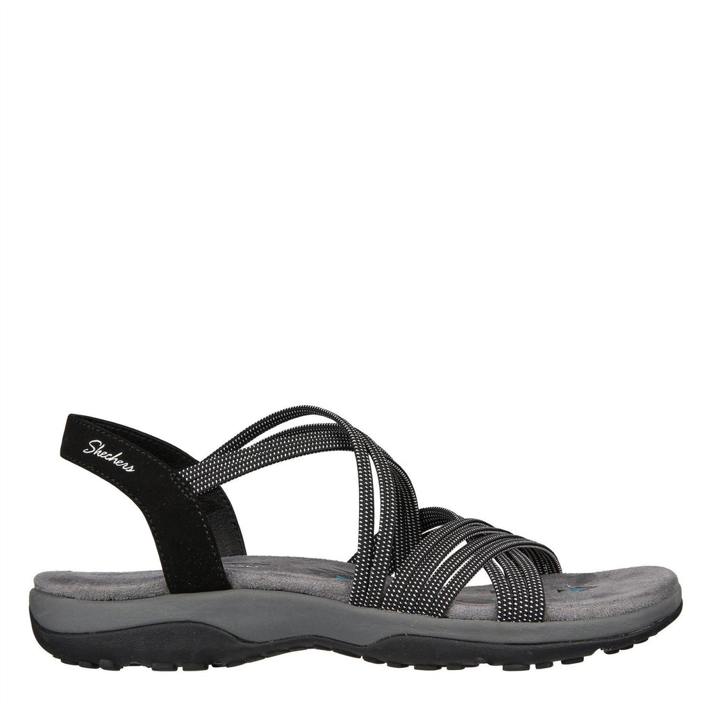 Skechers Reggae Slim Turn It Up Flat Slide Sandals
