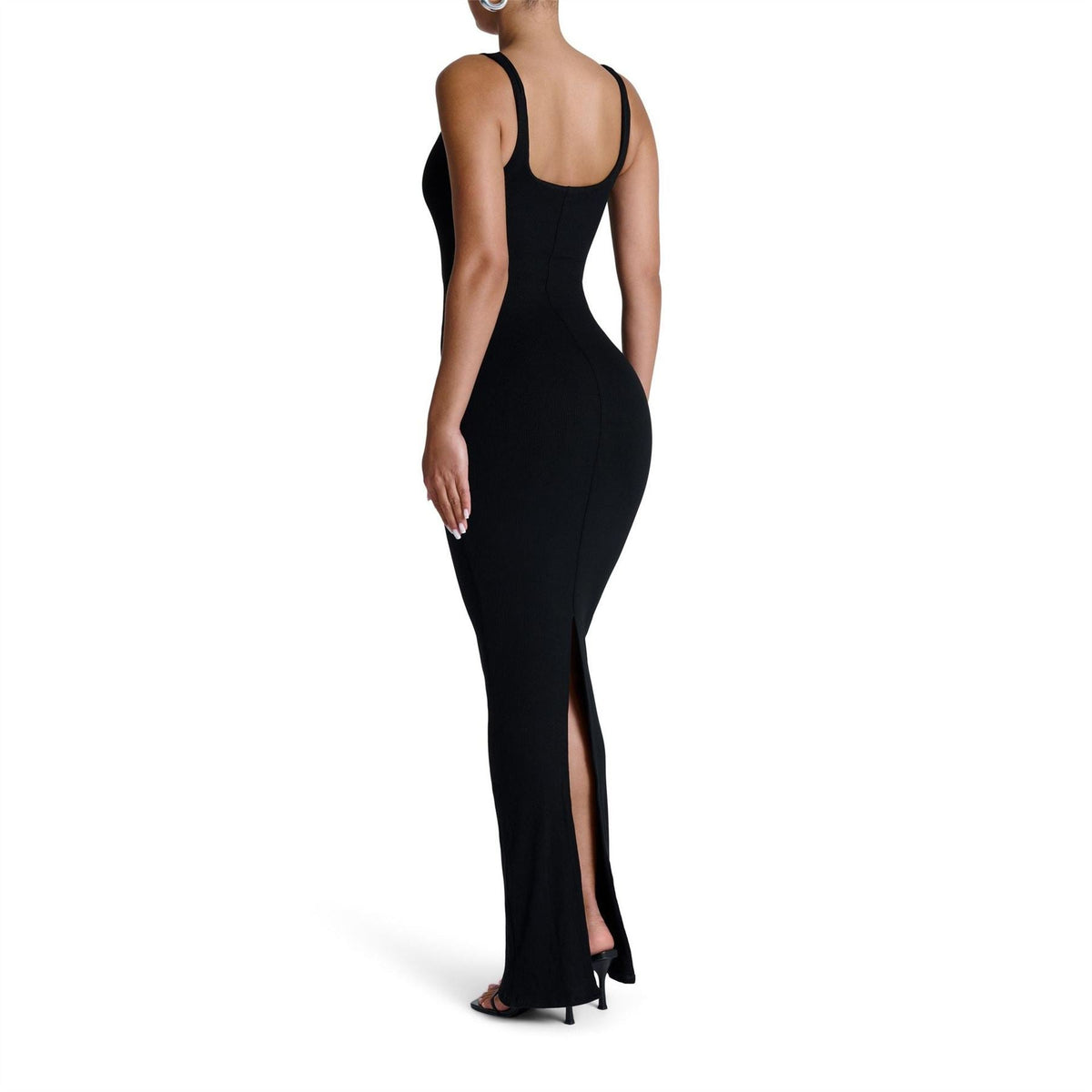 Naked Wardrobe Ribbed Tank Maxi Dress