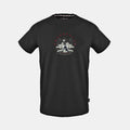 Aquascutum Text Graphic Crew Neck Short Sleeve T-Shirt