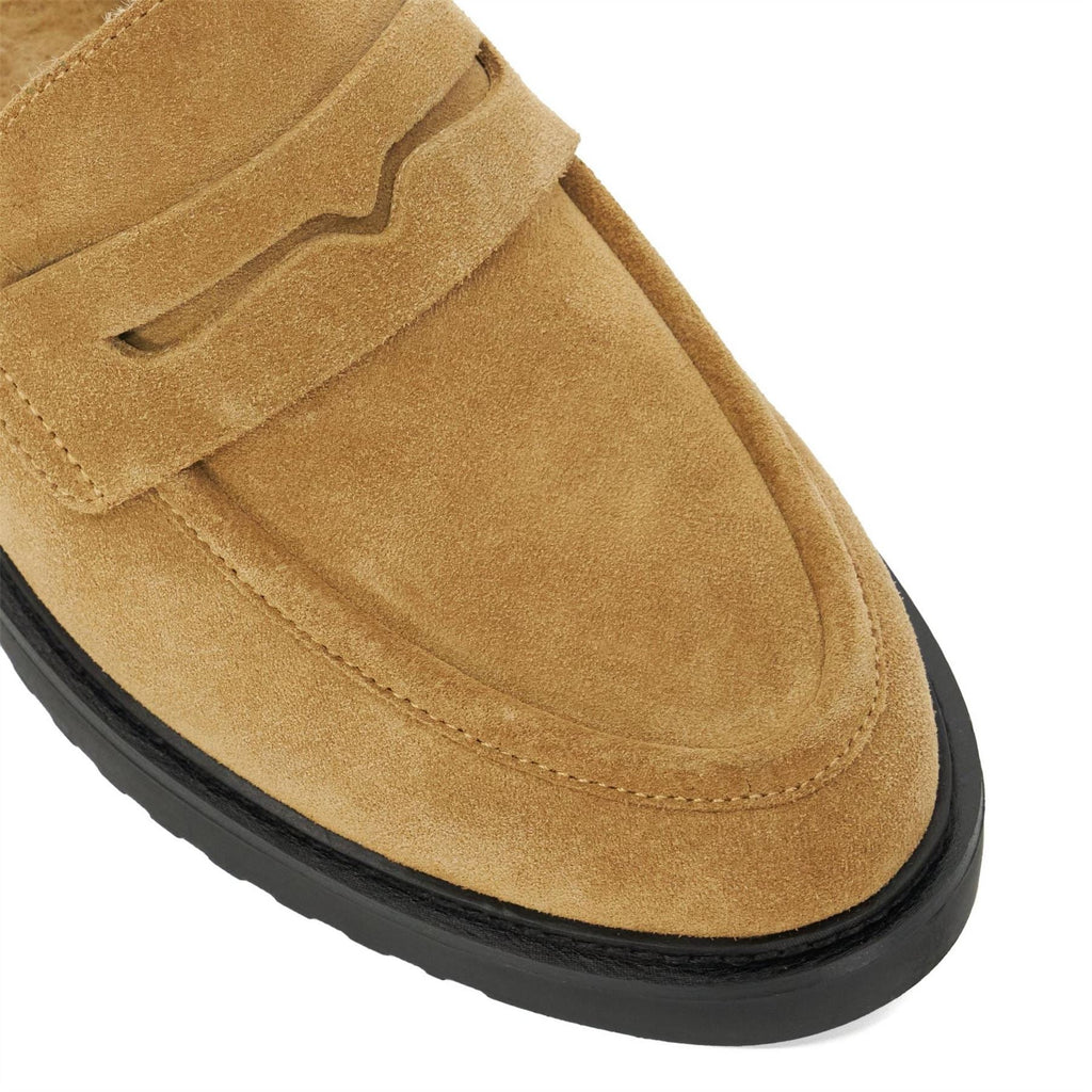 Dune Lo Garfeld Moc Toe Penny Loafers