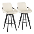 Set of 2 Contemporary Bar Chairs
