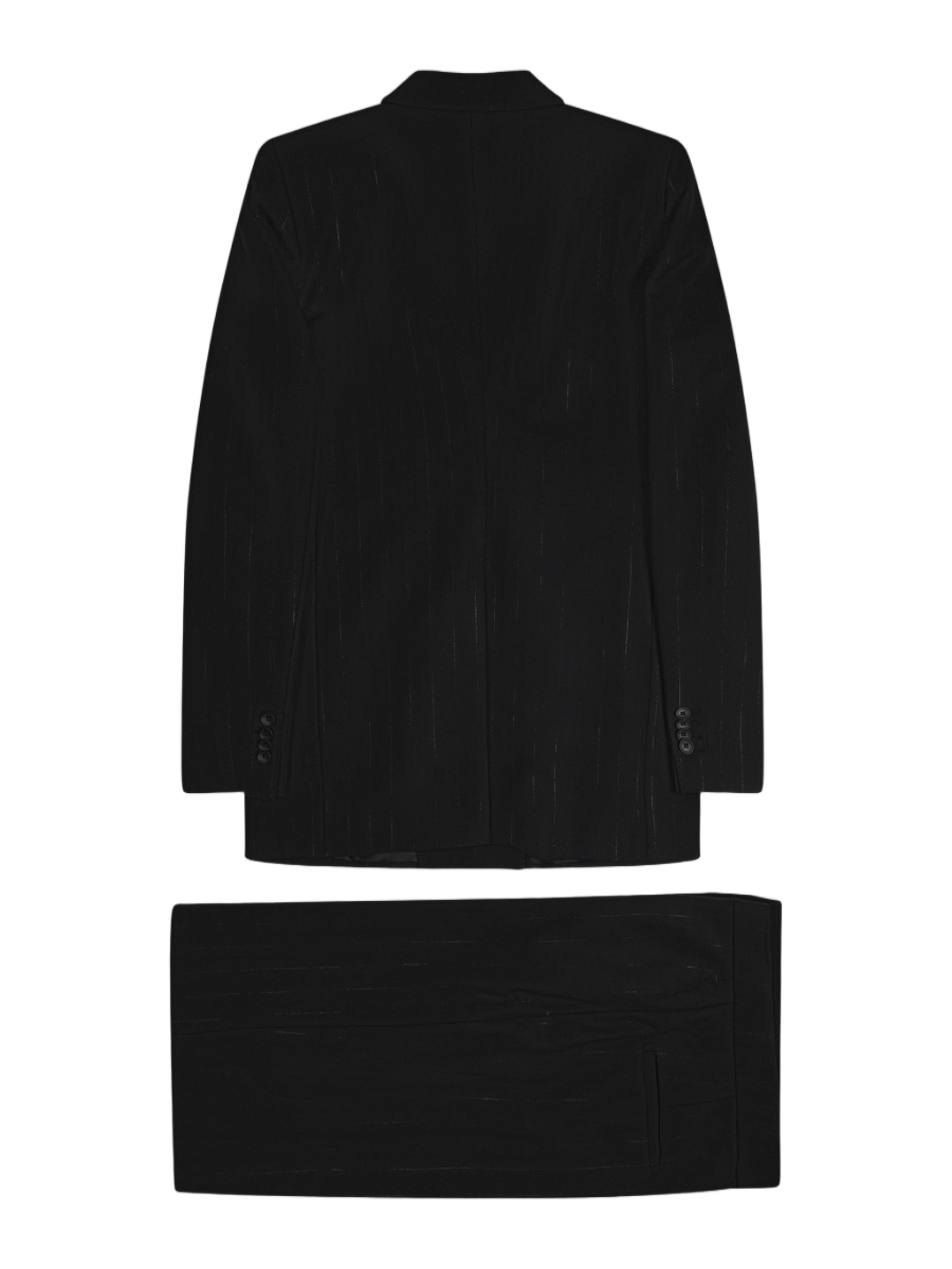 Tailored Jasmine Black Wool-Blend Suit