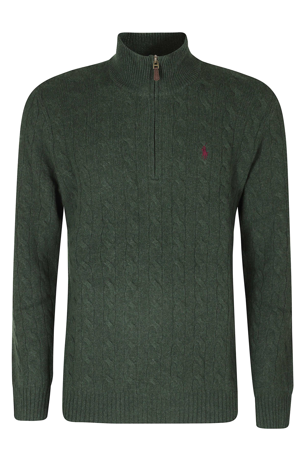 Hunter Navy Cable Knit Wool-Blend Sweater