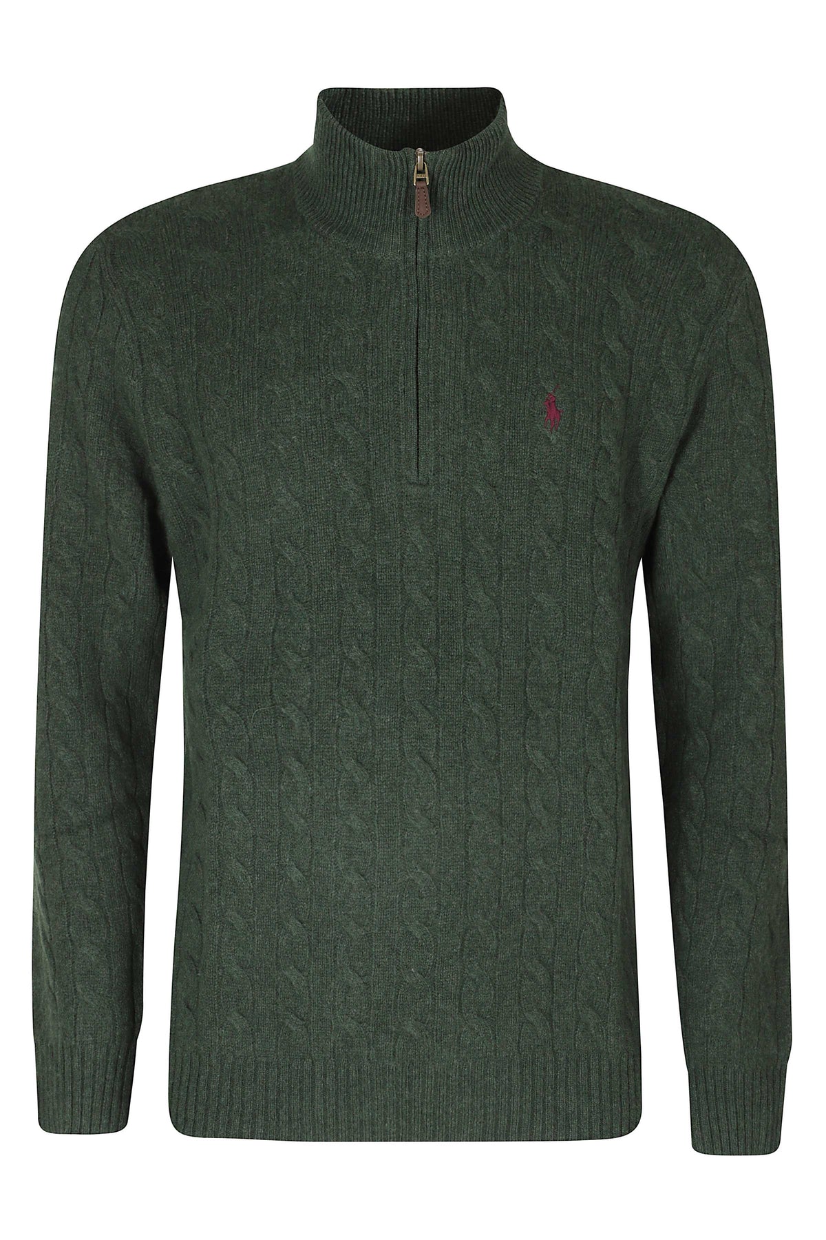 Hunter Navy Cable Knit Wool-Blend Sweater