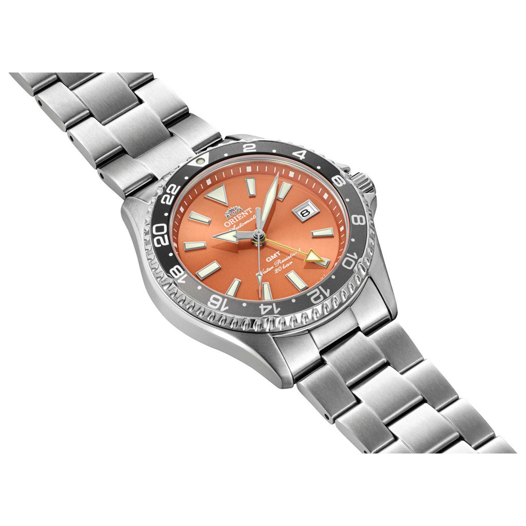 Orient Men's Sports Mako GMT 42mm Automatic Watch RA-BC0004Y