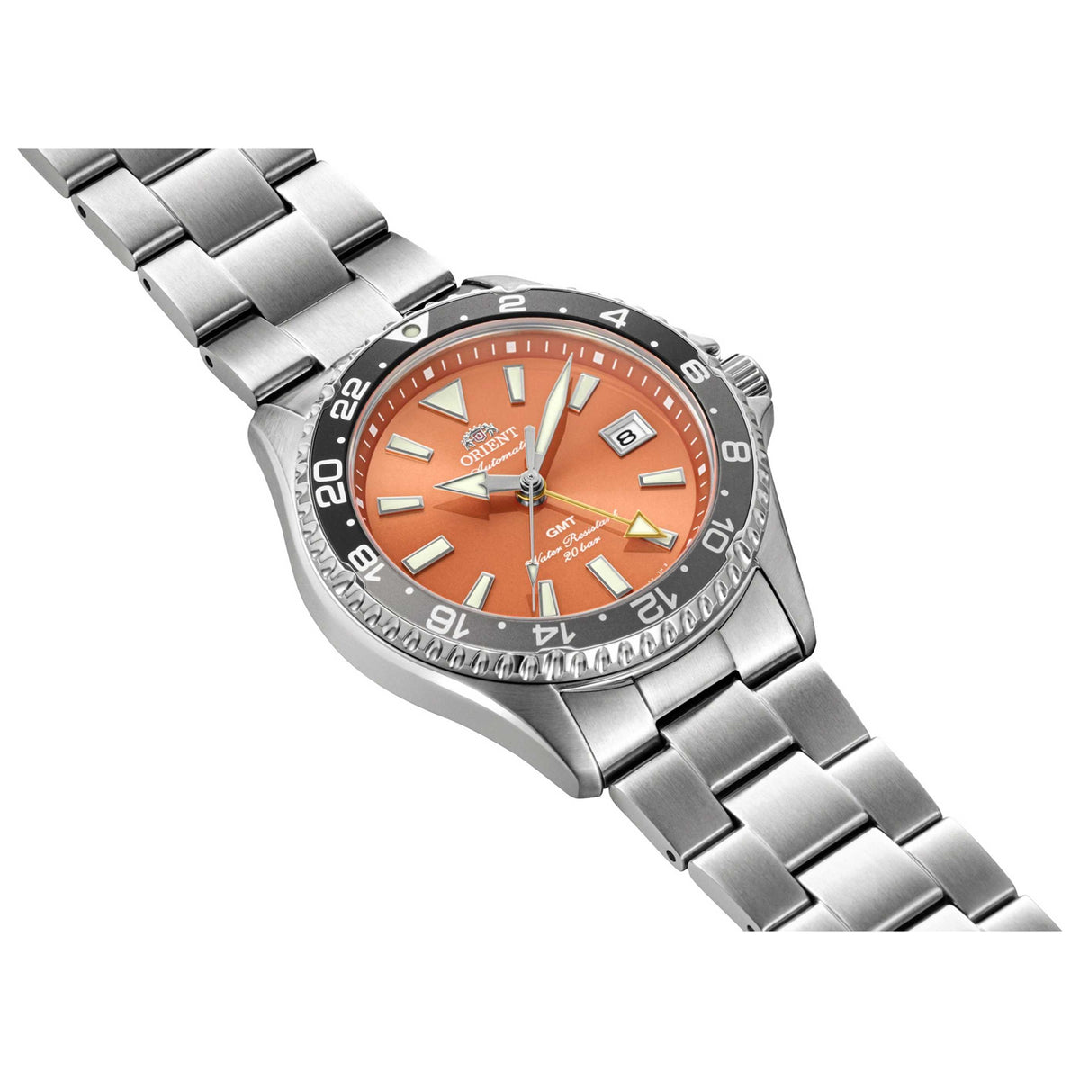 Orient Men's Sports Mako GMT 42mm Automatic Watch RA-BC0004Y