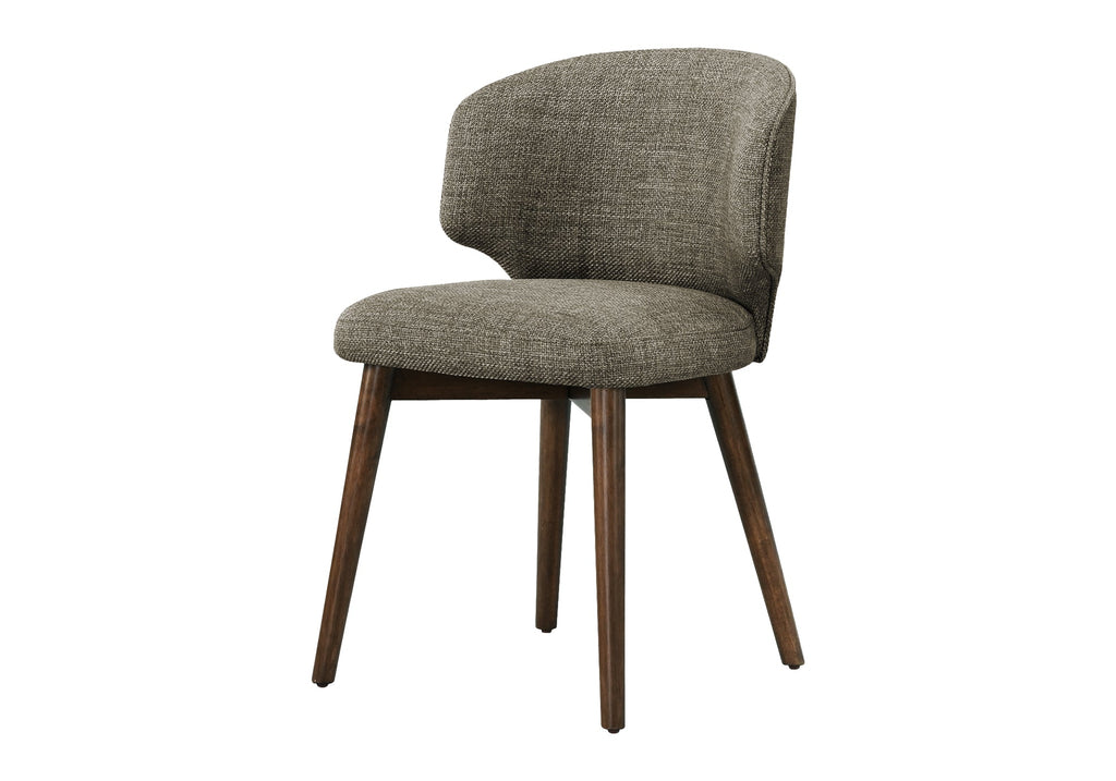 Set of 2 Mid-Century Upholstered Dining Chairs