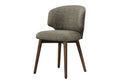 Set of 2 Mid-Century Upholstered Dining Chairs
